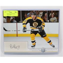 BOSTON BRUINS BRAD BOYES SIGNED SIGNATURE