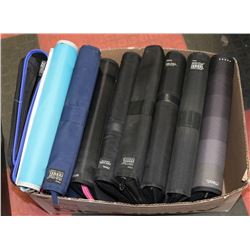 BIG LOT OF  BINDERS MOST ARE NEW