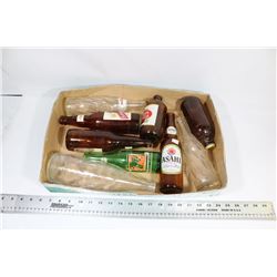 FLAT OF OLD BOTTLES