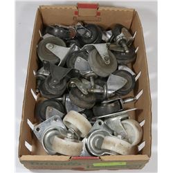 FLAT W/VARIOUS STYLE SWIVEL CASTORS