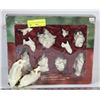 Image 1 : 12 PIECE PORCELAIN NATIVITY SET
