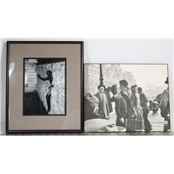 LOT OF 2 BLACK AND WHITE PRINTS