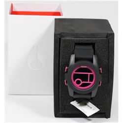 NIXON UNIT 40 BLACK/ MAGENTA WATCH