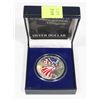 Image 1 : 1999 AMERICAN EAGLE SILVER DOLLAR COLOURED