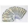 Image 1 : LOT OF 15- 1973 CANADIAN SEQUENTIAL $1.00 BANK