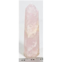 ROSE QUARTZ HEALING CRYSTAL - 6-1/2" TALL