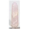 Image 1 : ROSE QUARTZ HEALING CRYSTAL - 6-1/2" TALL
