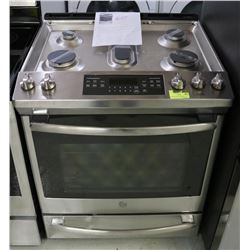 SLIDE IN FRONT CONTROL STAINLESS STEEL APPEARANCE