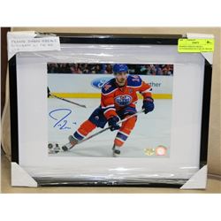 FRAMED JORDAN EBERLE AUTOGRAPHED PICTURE W/ PROAM