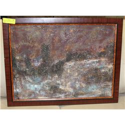 FRAMED INKBLAST ART SIGNED BY ARTIST