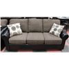 Image 2 : AB 3035 NEW FABRIC AND LEATHERETTE 80" SOFA W/