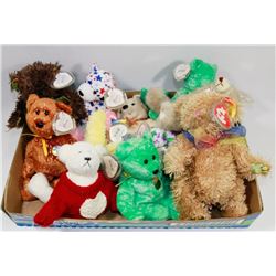 TY RETIRED BEANIE BEARS DOZEN