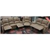 Image 2 : NEW DARIA BROWN LEATHERETTE RECLINING 76"