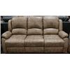Image 3 : NEW DARIA BROWN LEATHERETTE RECLINING 76"