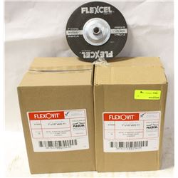 2 CASES OF FLEXOVIT CUTOFF DISCS