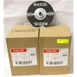 2 CASES OF FLEXOVIT CUTOFF DISCS