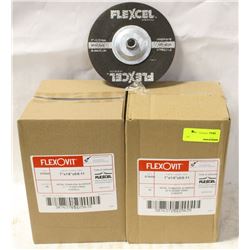 2 CASES OF FLEXOVIT CUTOFF DISCS