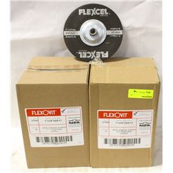2 CASES OF FLEXOVIT CUTOFF DISCS