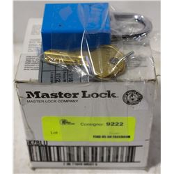 CASE OF NEW MASTER LOCK PADLOCKS W/ KEYS