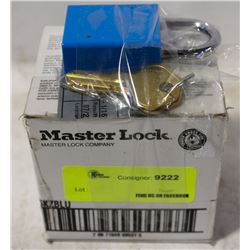 CASE OF NEW MASTER LOCK PADLOCKS W/ KEYS