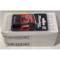2 CASES OF NEW MASTER LOCK PADLOCKS W/ KEYS