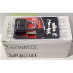 2 CASES OF NEW MASTER LOCK PADLOCKS W/ KEYS