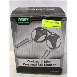 NEW PAIR MSA MINI PERSONAL FALL LIMITERS