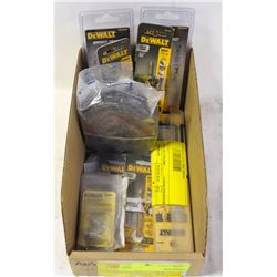 ASSORTED DEWALT DRILL BITS INCL: MASONRY BITS,