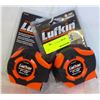 Image 1 : GROUP OF 2 HI-VIZ LUFKIN TAPE MEASURES