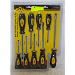 NEW 9-PC. ITC SCREWDRIVER SET