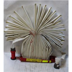 100 FOOT X 1-1/2" FIRE / WATER HOSE POP THREADED