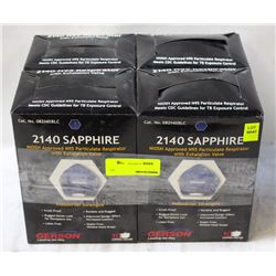 4 CASES OF GERSON SAPPHIRE PARTICULATE RESPIRATORS