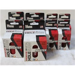 LOT OF ASSORTED SIZE MORSE BI-METAL HOLE SAWS