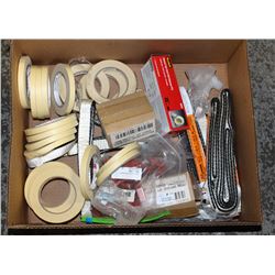 LOT OF 3M MASKING TAPE, TAPE DISPENSER,