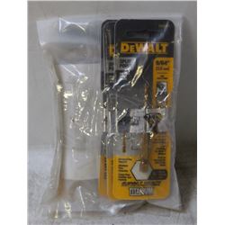 GROUP OF 6 NEW 9/64" DEWALT TITANIUM IMPACT-READY