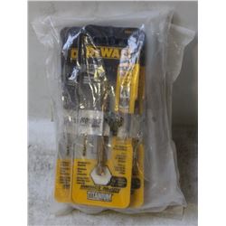 GROUP OF 8 NEW 13/64" DEWALT TITANIUM IMPACT-READY