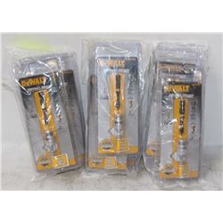 GROUP OF 9 DEWALT FLEX-TORQUE IMPACT-READY