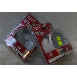 2 NEW MILWAUKEE HOLE-DOZER BI-METAL HOLESAWS