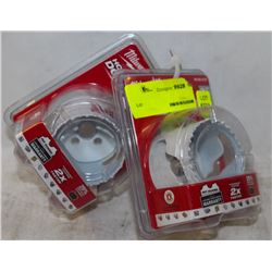 2 NEW MILWAUKEE HOLE-DOZER BI-METAL HOLESAWS