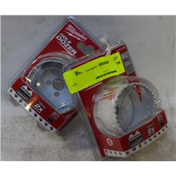 2 NEW MILWAUKEE HOLE-DOZER BI-METAL HOLESAWS