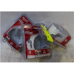 3 NEW MILWAUKEE HOLE-DOZER BI-METAL HOLESAWS