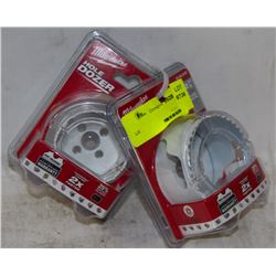 3 NEW MILWAUKEE HOLE-DOZER BI-METAL HOLESAWS