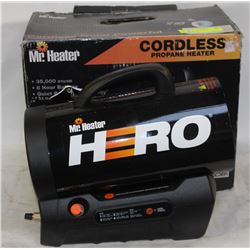 NEW MR. HEATER 35,000 BTU HEATER.