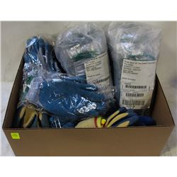 FLAT OF KNIT LATEX-DIPPED  POWERFLEX GLOVES