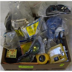 FLAT OF MISC: FASTENERS, WOOD SCREWS, TAPER PINS