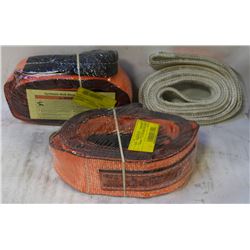 GROUP OF 2 TITAN POLY-WEB SLINGS 4" X 20' &