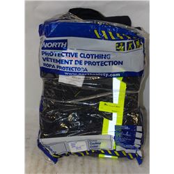 GROUP OF 2 NEW NORTH REFLECTIVE BLACK COVERALLS