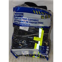 GROUP OF 2 NEW NORTH REFLECTIVE BLACK COVERALLS