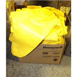 CASE OF YELLOW NORTH DISPOSABLE COVERALLS-LARGE