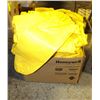 Image 1 : CASE OF YELLOW NORTH DISPOSABLE COVERALLS-LARGE